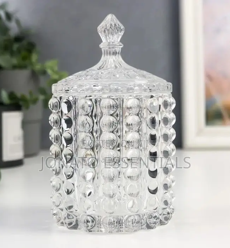 Sugar Dish and Jar, Candy Jar image