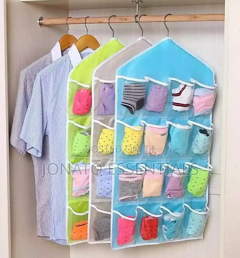 Socks, Bra, Underwear Rack Hanger Storage Organizer image