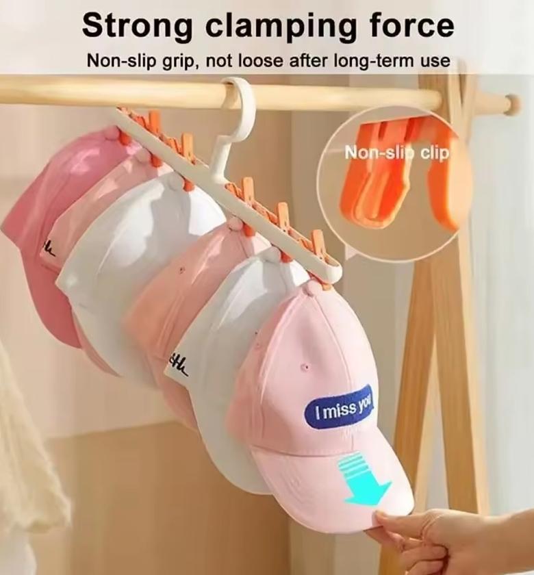 Hats, Caps and Socks Organizer and Hanger image