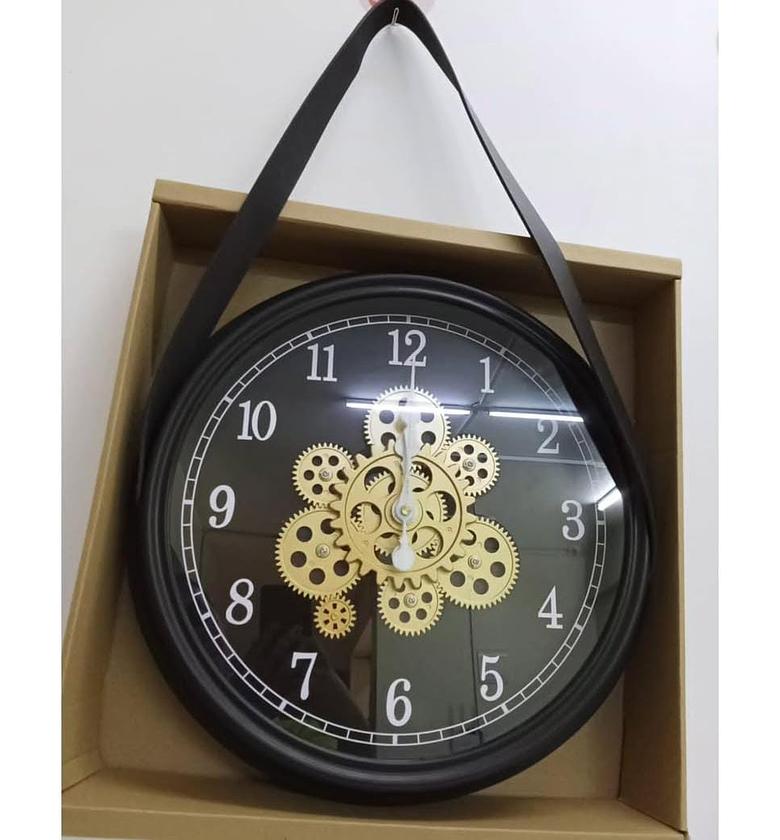 Functional, decorative wall clock. 32cm diameter. image