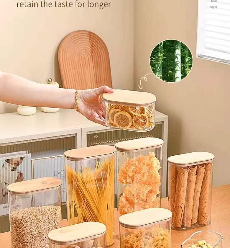 4pcs Set Arcylic Storage Containers image