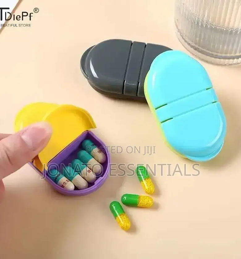 2 Grid Mini Pill or Medicine Organizer image