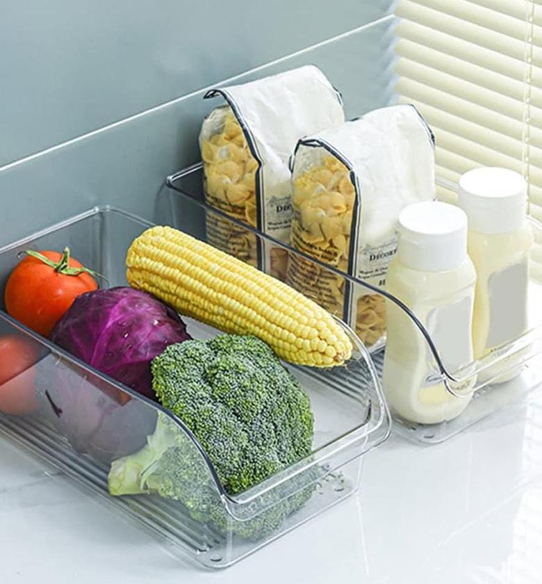 High quality acrylic fridge storage/ organizing box. image