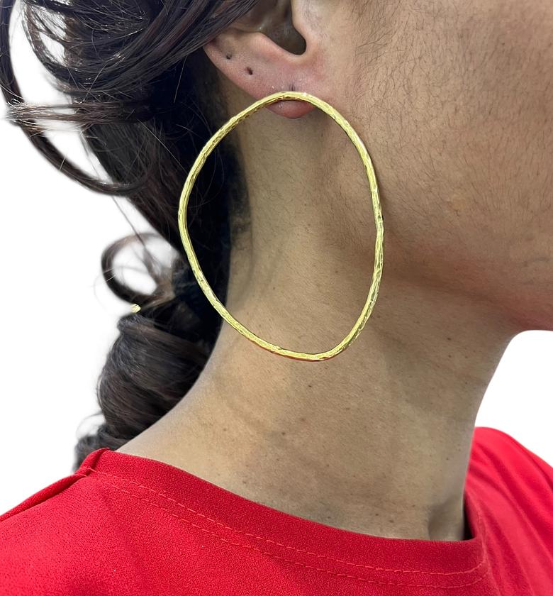 Amani Brass Earring image