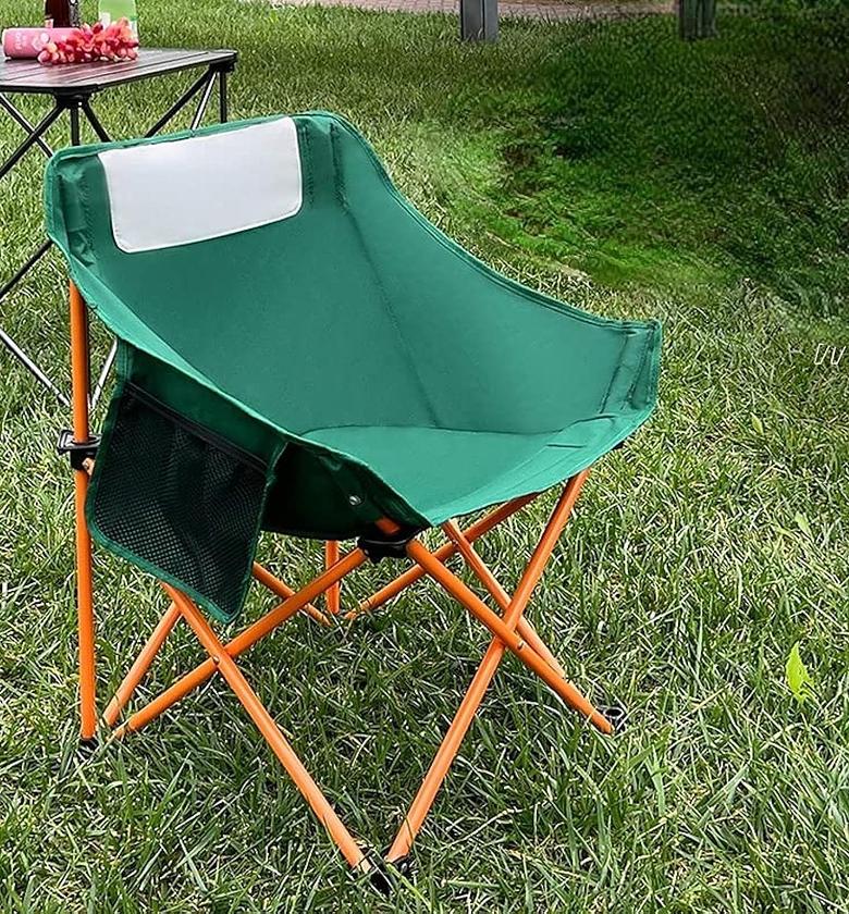 Camping Chair. Foldable Camping Chair With Free Carrier. image