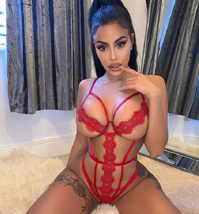 1272-One Piece Strappy Lingerie image