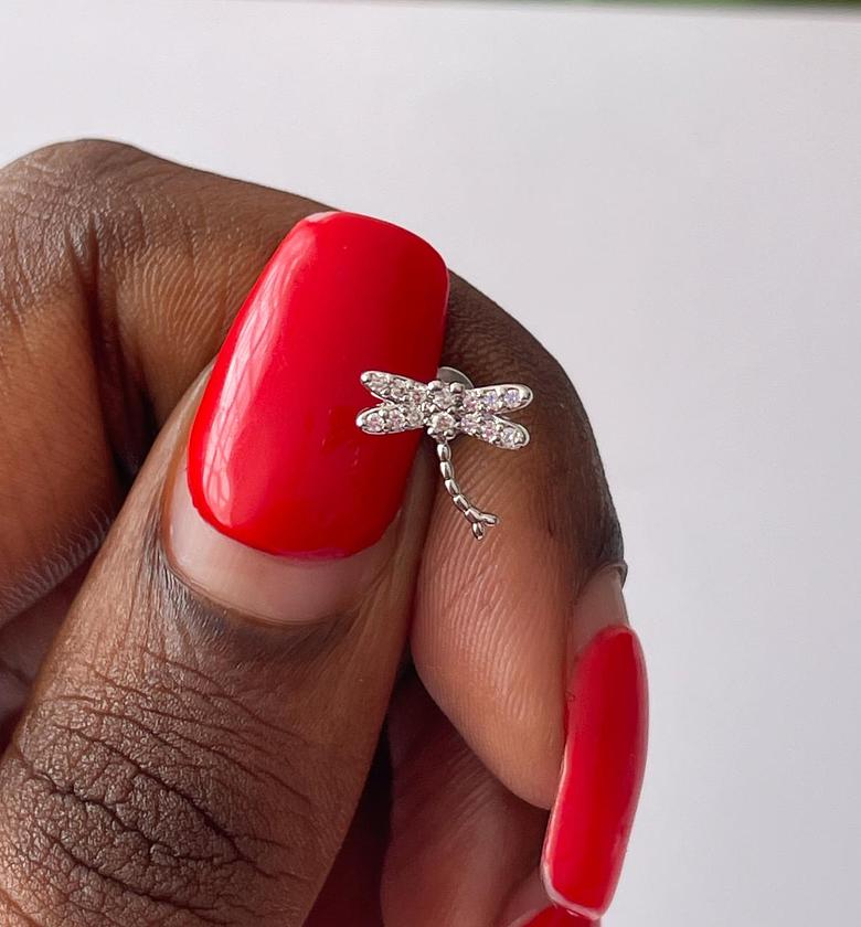 Dazzling Dragonfly  Stud Earring image