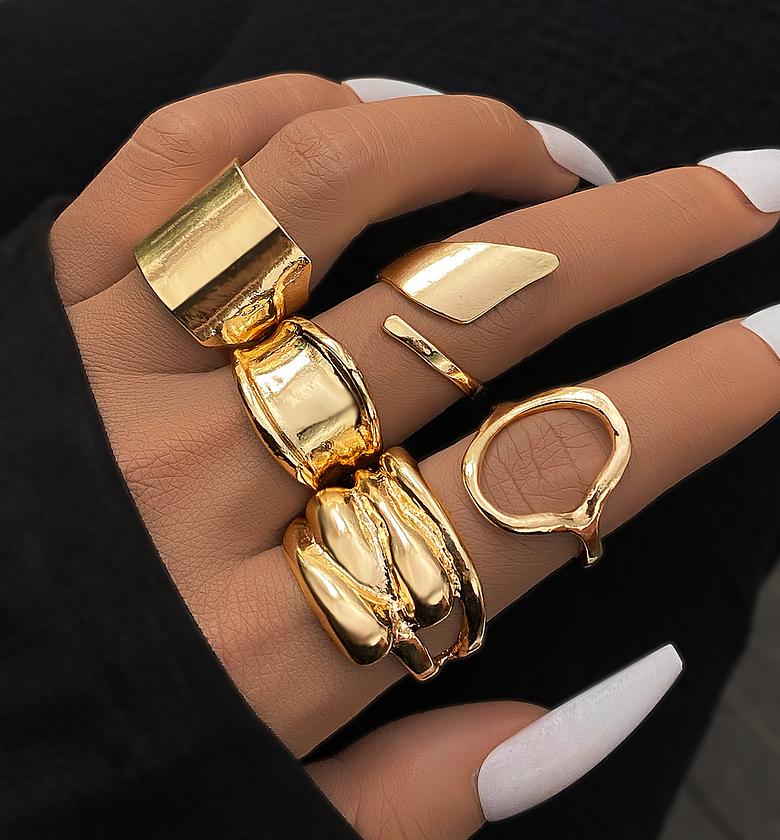 Bold open ring set image