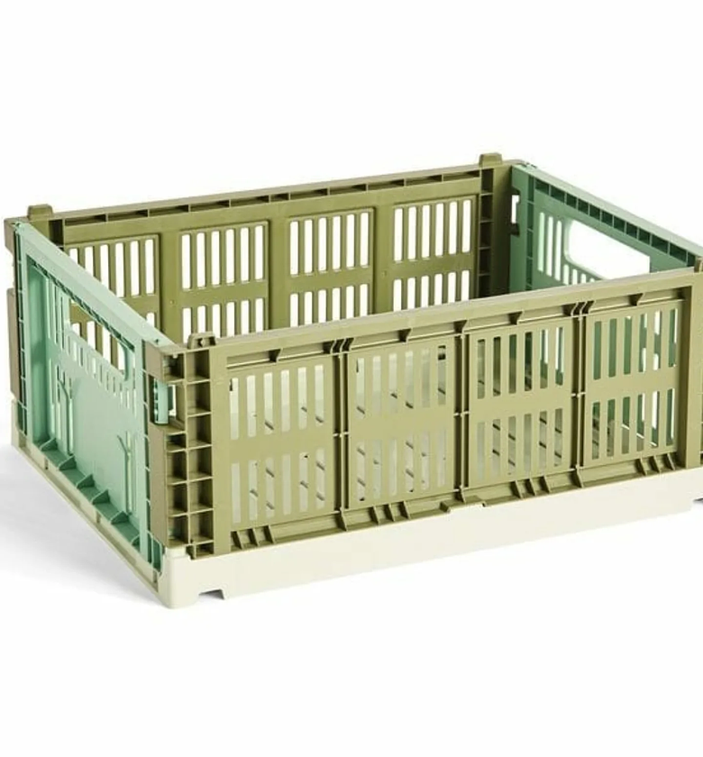 Foldable Multi-Functional Plastic Picnic Basket and Storage Crate image