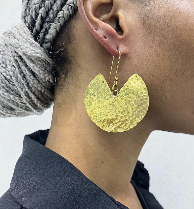 Loba Brass Earrings image