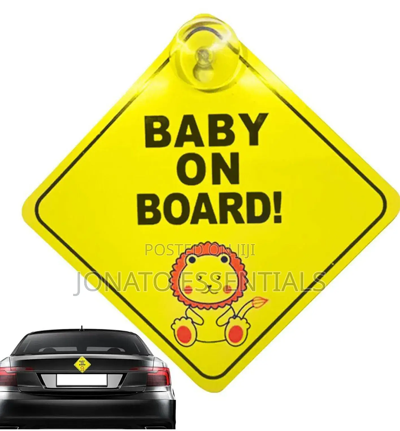 Baby on Board Sign Sticker image