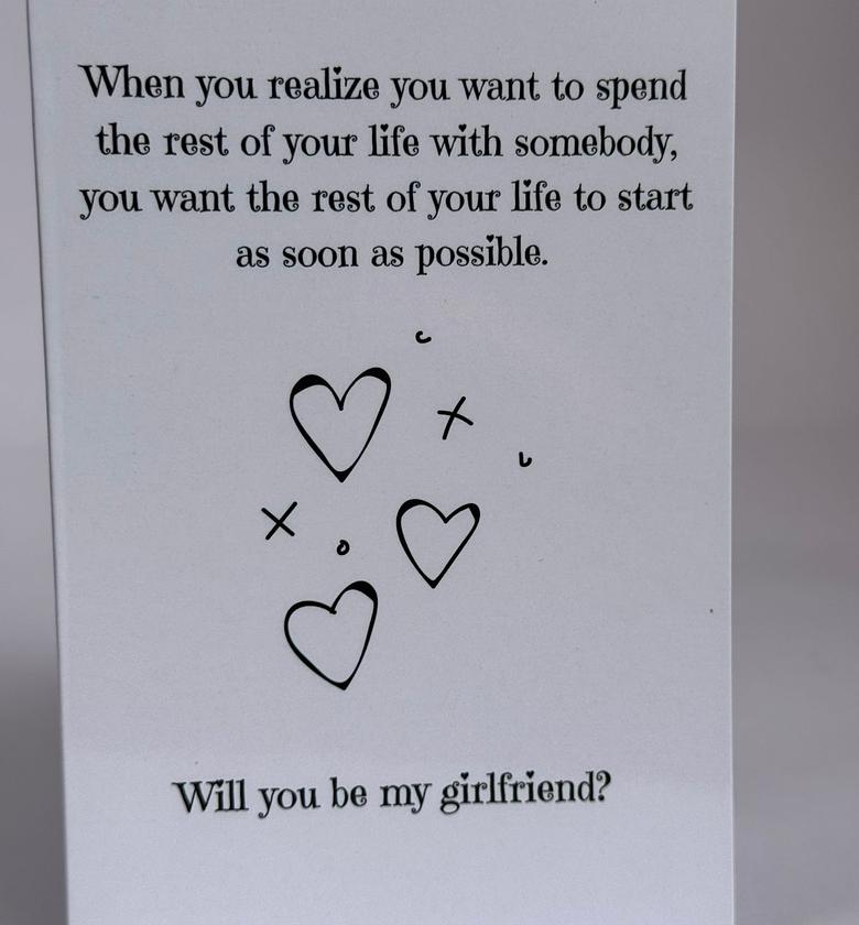 Sweet Romantic Proposal Card image