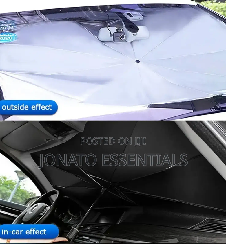 Car Sunshade Umbrella, Windscreen Sun Visor image