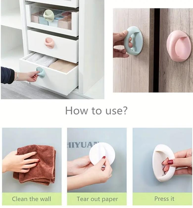 Adhesive Door or Drawer Handle or Knob image