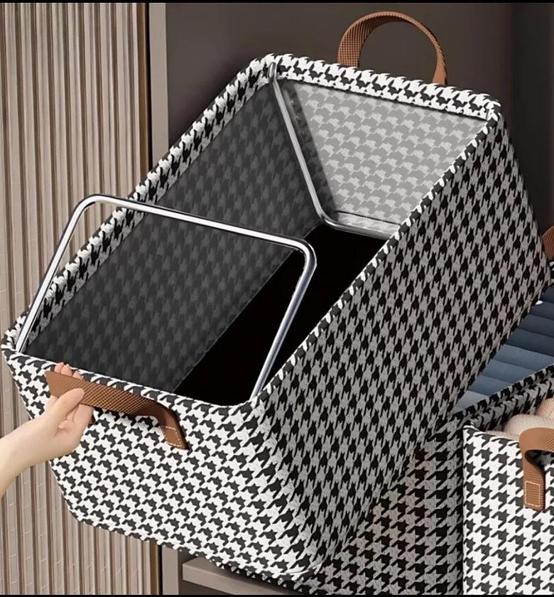 Foldable Clothes Storage Box and Organizer image