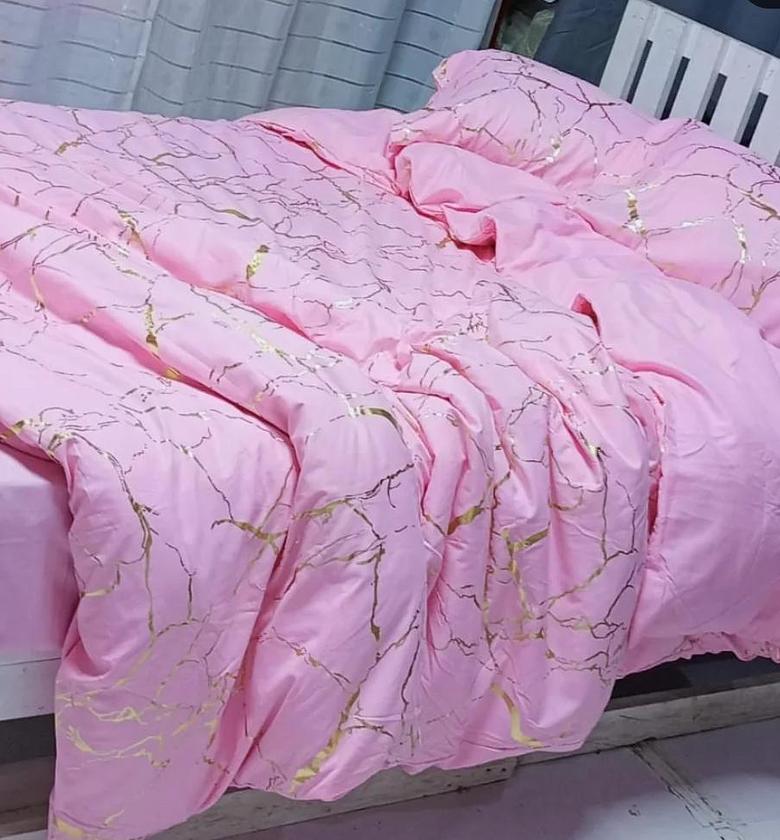 Luxury Gold Marble foil style Duvet cover Set image