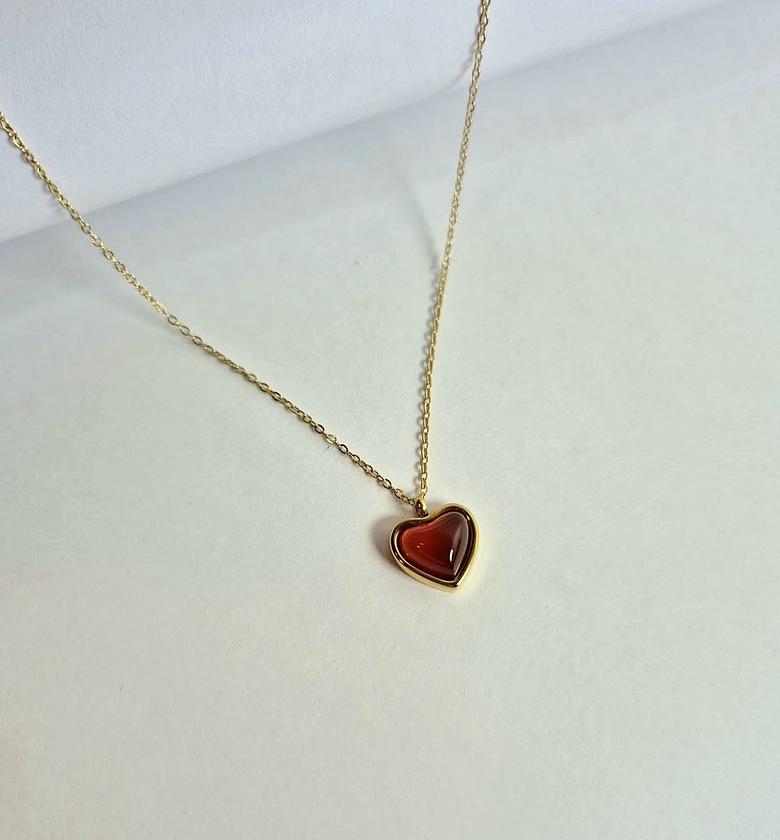 Red Heart Necklace  image