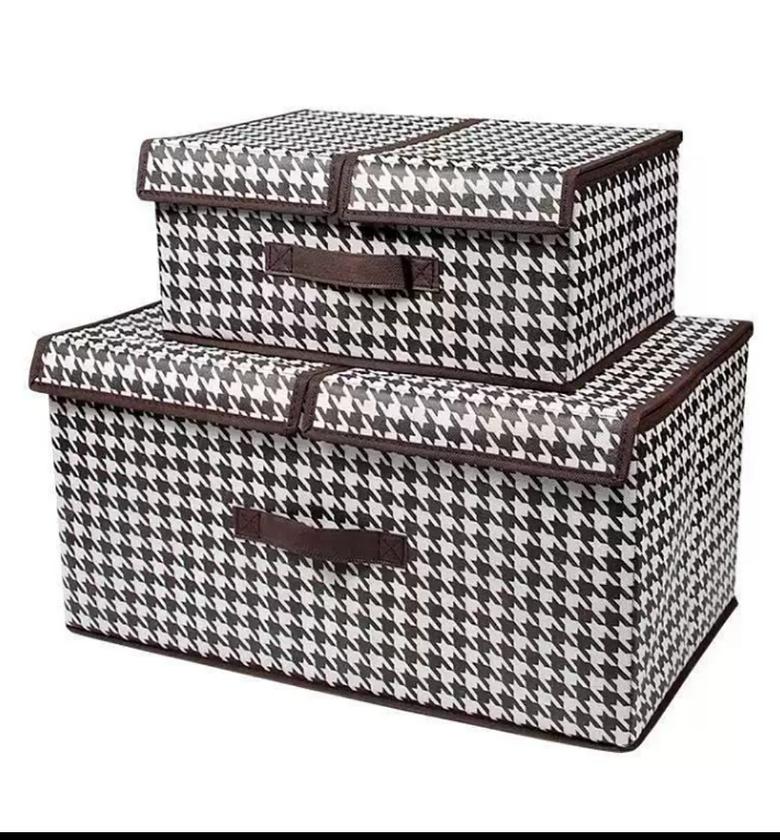 2pc Decorative clothes organizer  image