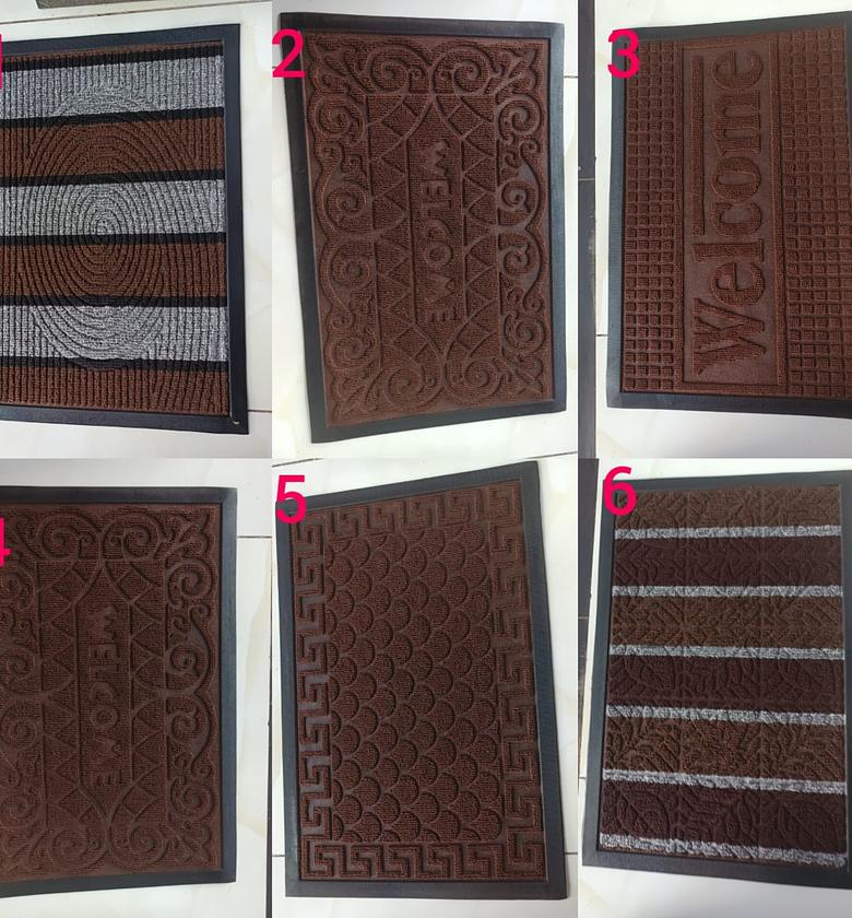 Plain/Patterned Door Mat (40x60 Cm) image