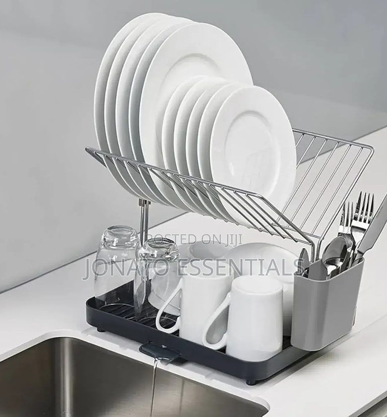 X Shape 2 Layer Dish Drying Rack image