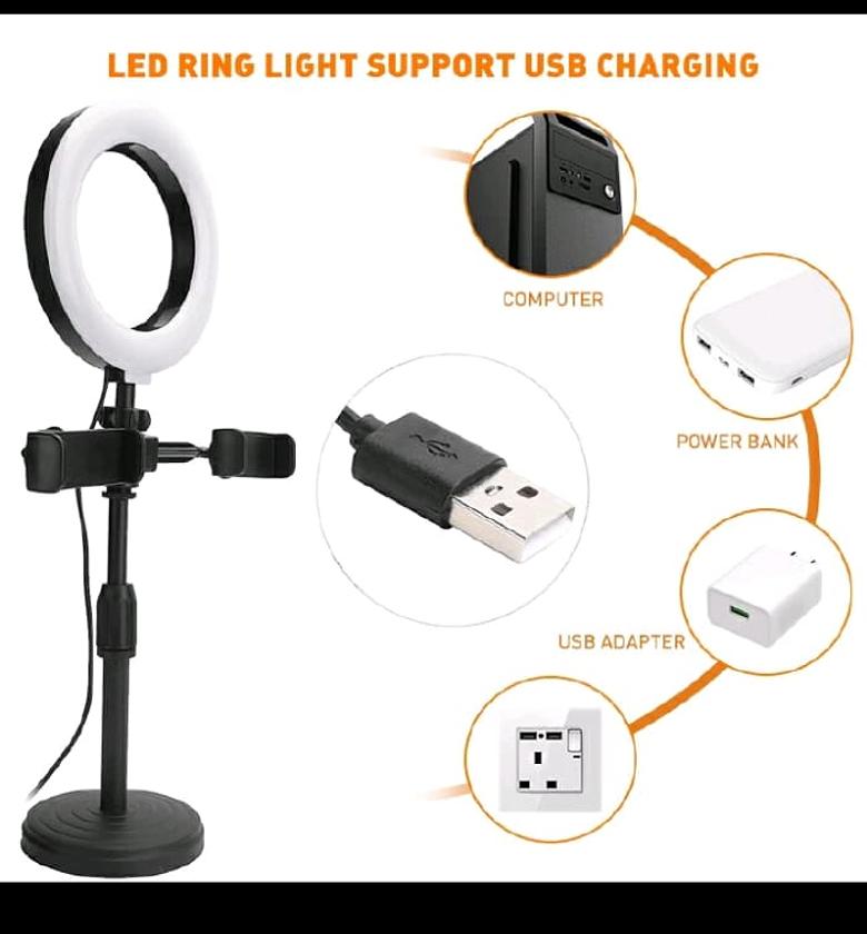 Ring Light 14Inch.  Tripod Stand and phone holder for live streaming, TikTok, photography, make up application for for live streaming, TikTok, photography, make up application image