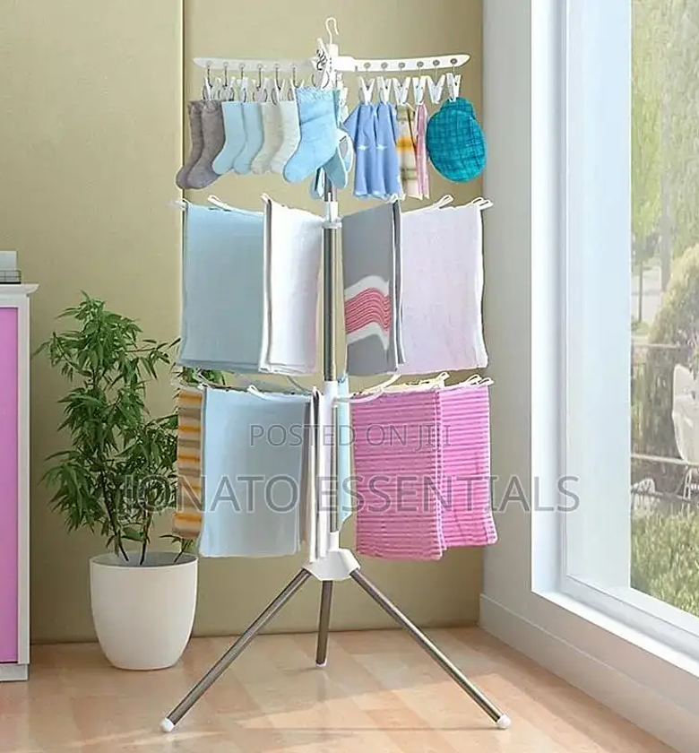 Tripod Clothes Drying Rack image