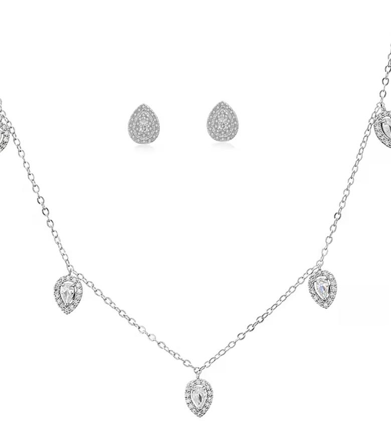 Dazzling Teardrop Cascade Set image