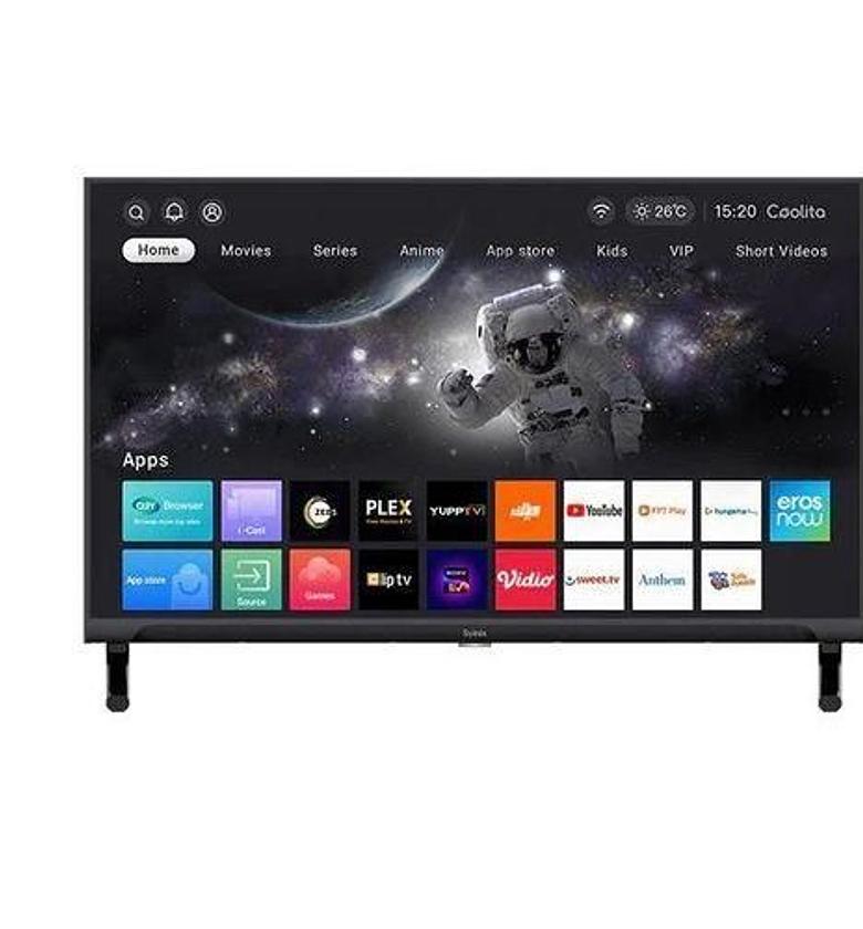 32Inches Smart TV. Synix 32'' SCREEN INCHES,ANDROID TV,Smart TV ,QUALITY,L.A"A+ Panel Bluetooth Size: 32 Inch Screen, Frameless Android 9.0 TV. Airplay Enabled Built in Chromecast Type image