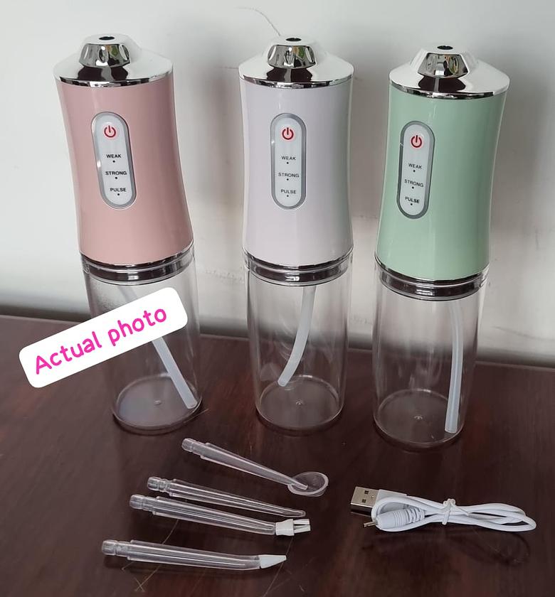Oral Irrigator Portable Dental Water Flosser USB Rechargeable Water Jet Floss Tooth Pick  image