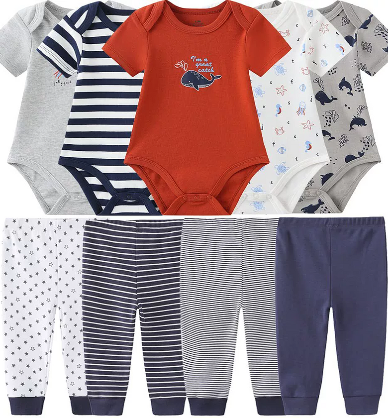 Baby Onsies and Pants Clothing sets image