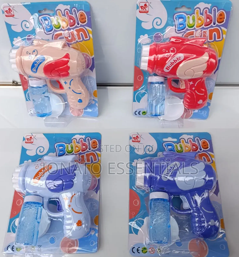 Bubble Gun Toy for Kids, Fun Bubble Blaster With Lights image