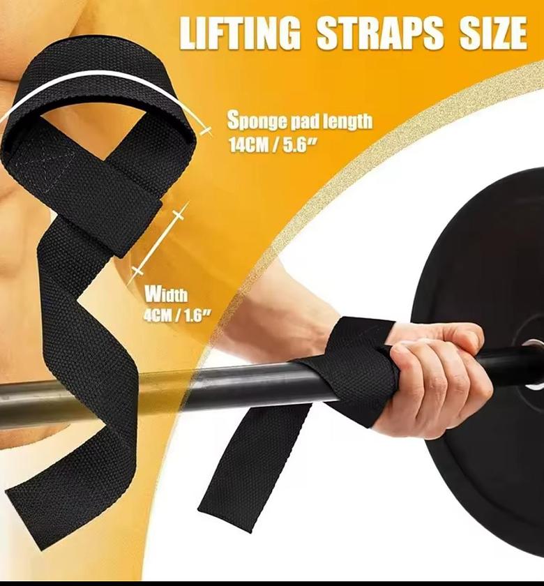 Weightlifting Straps Anti-Slip Silicone image