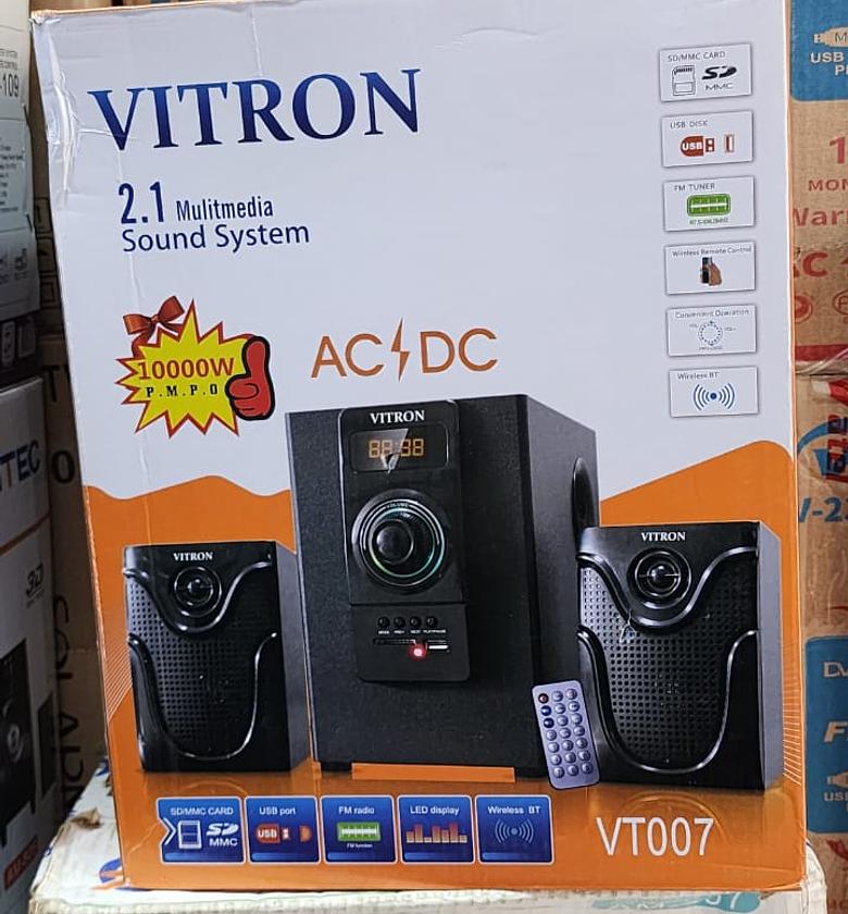 Subwoofer. Vitron  2.1 Inch Bluetooth Speaker System.. image