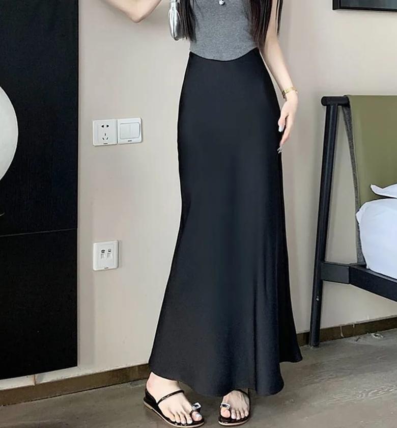 Satin Luxe Mermaid Skirt image