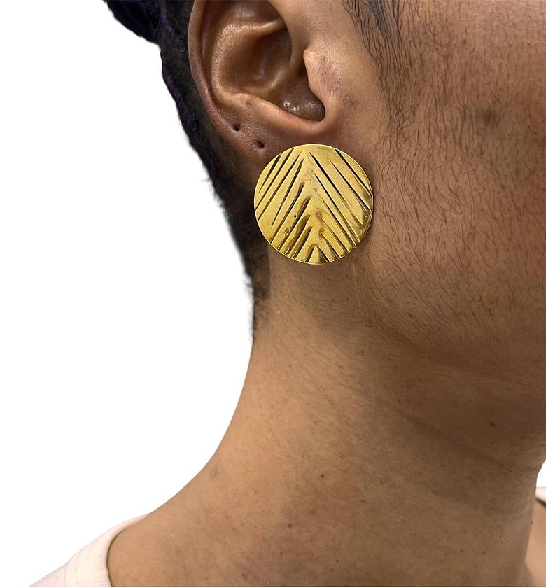 Chipo Brass Earrings  image