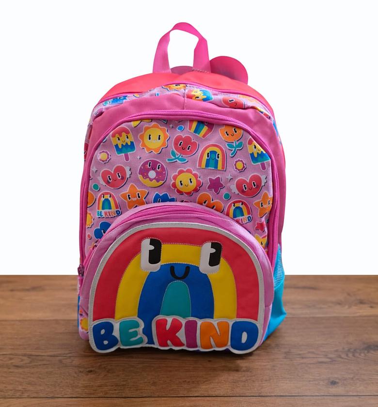 Smiggle Premium Kids School Backpack – Cute Cartoon Design (36×30cm) - Kindergarten to Grade 2  image