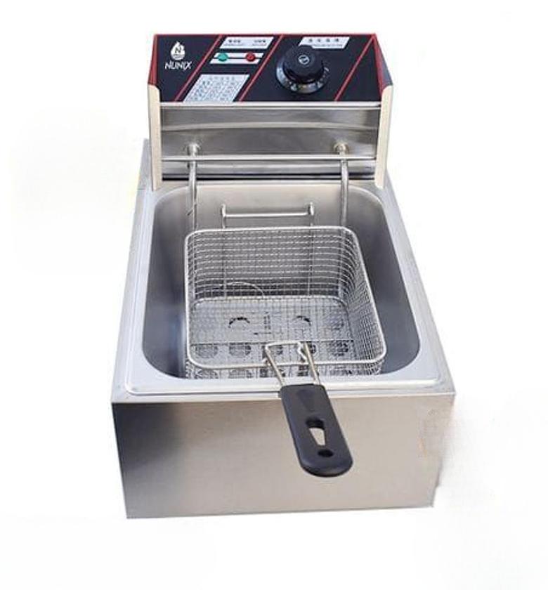 Nunix Chips/Chicken Stainless Steel Electric Deep Fryer 6LT 2500W image