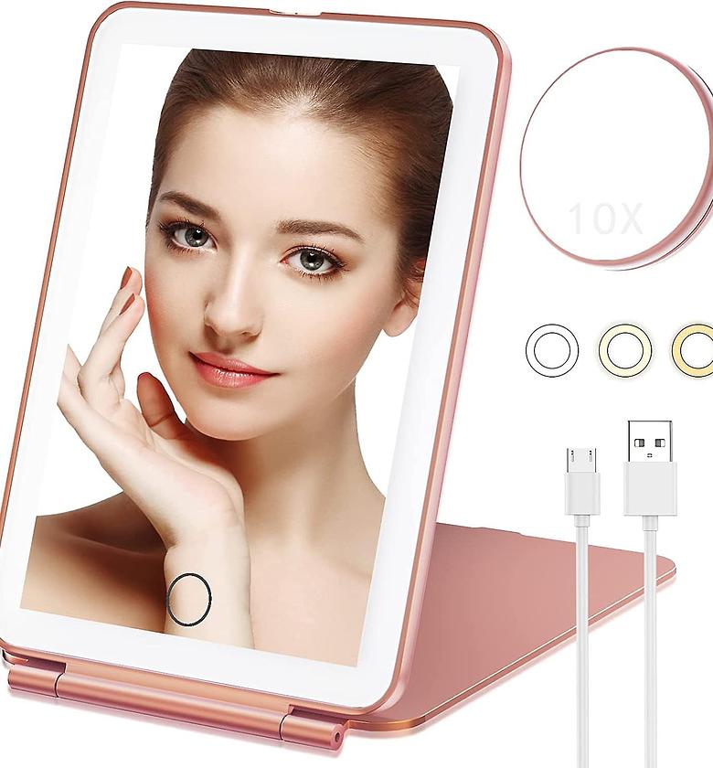 Led Travel Makeup Mirror image