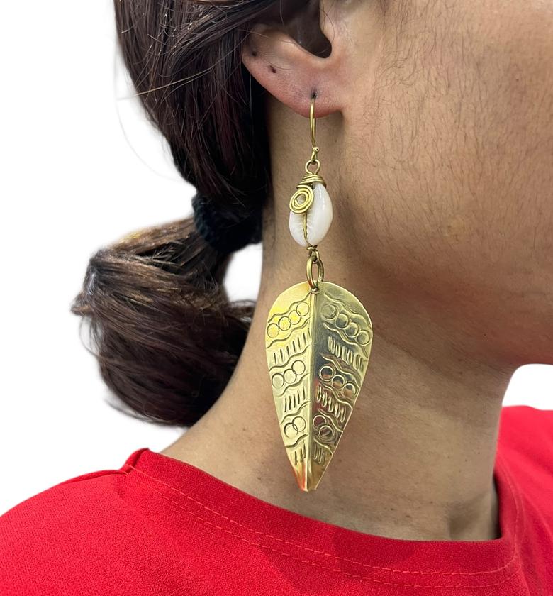 Moyo Brass Earrings  image