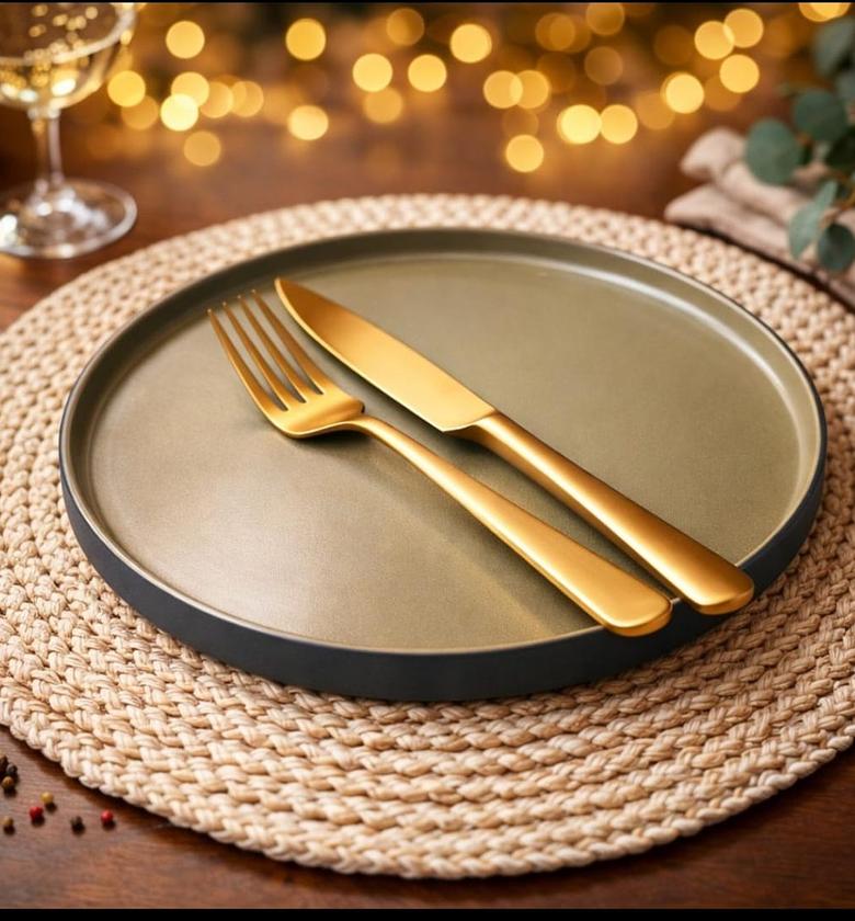 Luxury 10.5-Inch Matte Ceramic Dinner Plate image