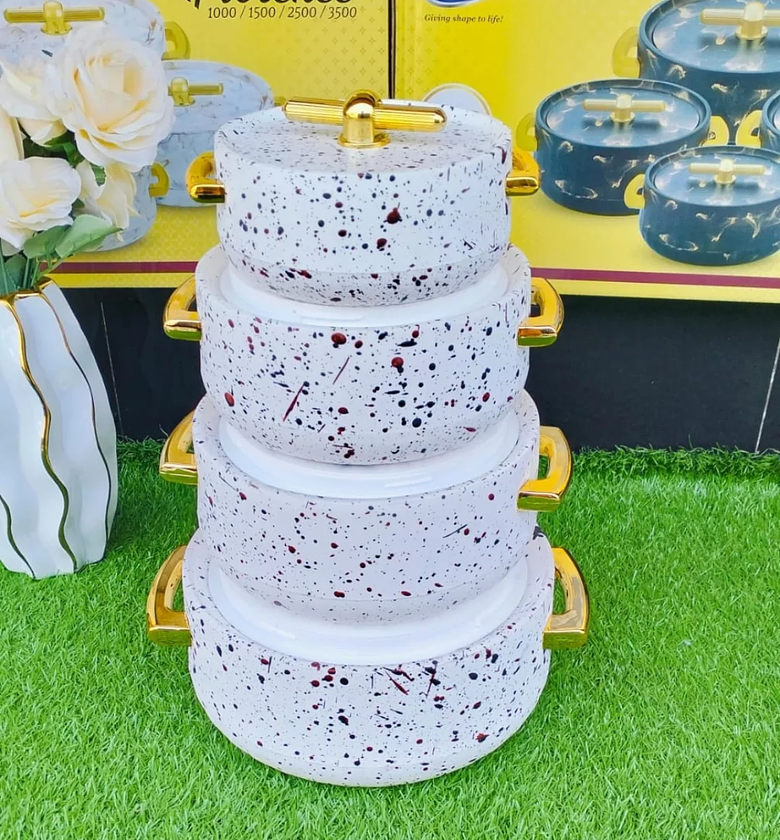 4-Piece Luxurious Insulated Hotpot Set image