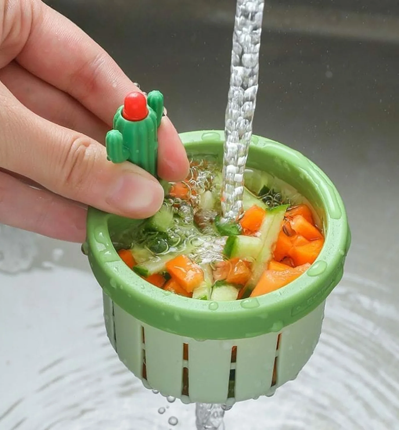 Cactus Design Food-Grade PP Kitchen Sink Strainer and Colander image