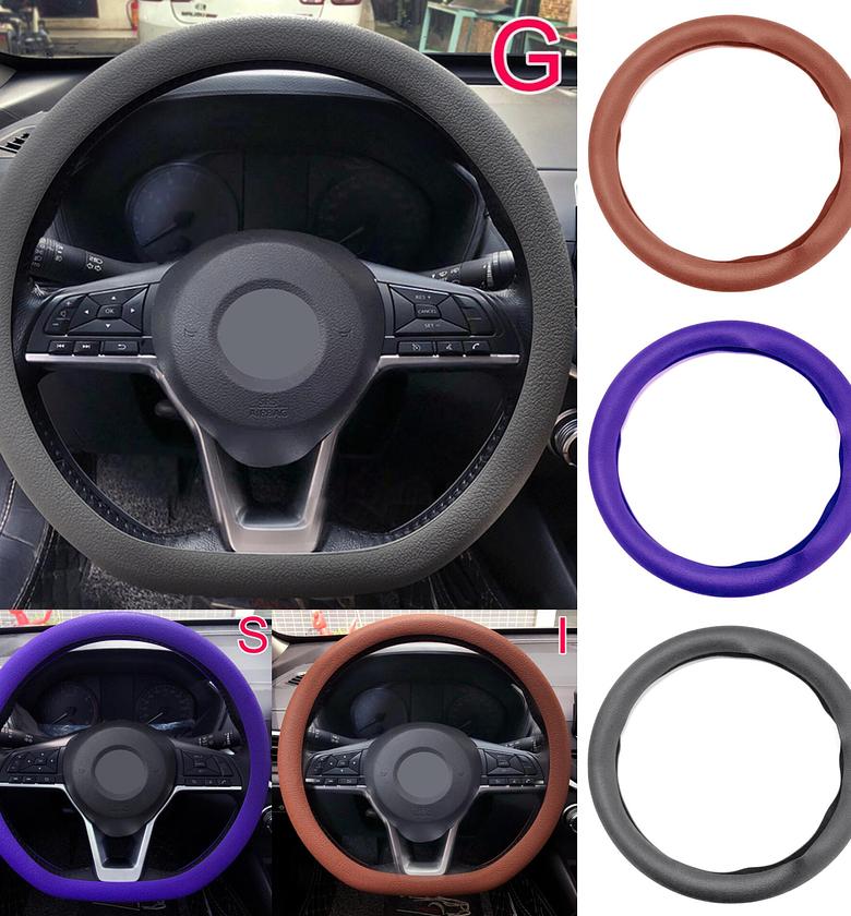 Universal Silicone Steering Wheel Cover image