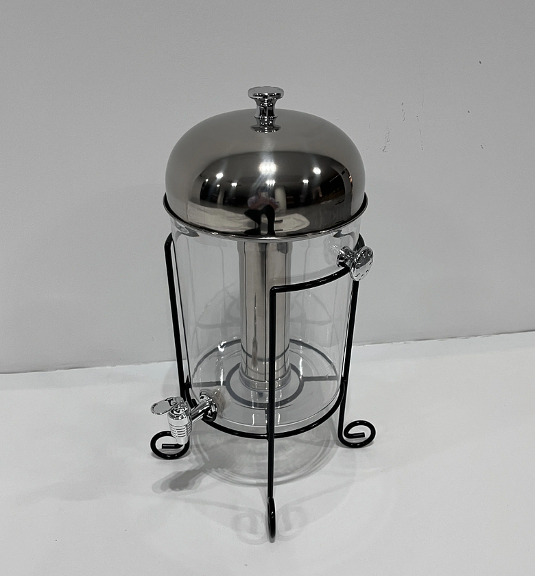 8L Premium Juice Dispenser with Ice Tube & Metal Stand image