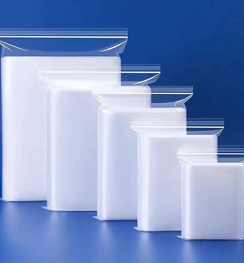 100pc Zip Lock Storage Bags, Zip Seal Bags image