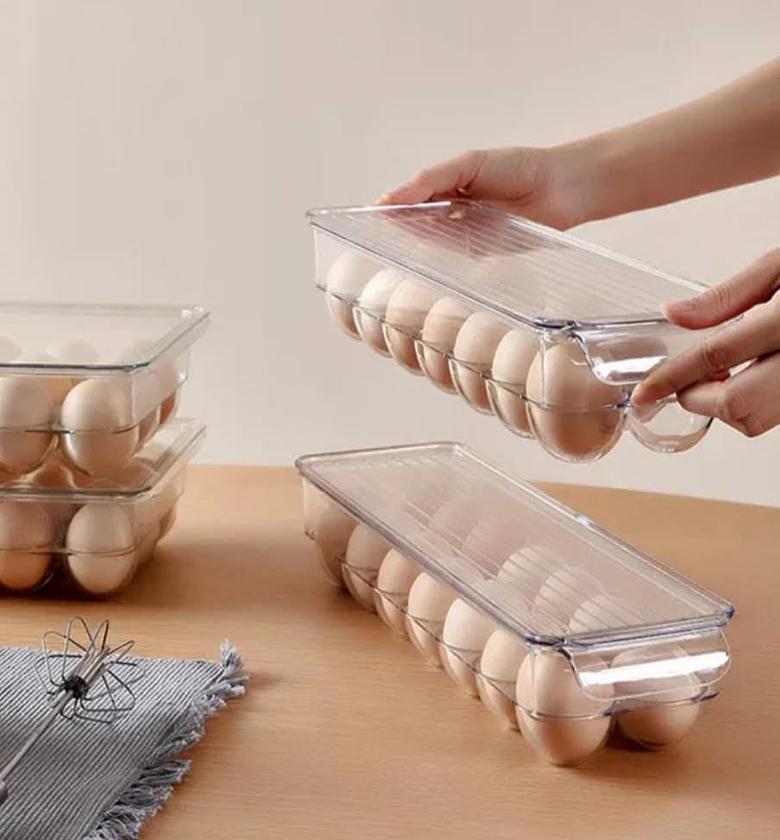 Acrylic egg holder. Holds 14 eggs. image