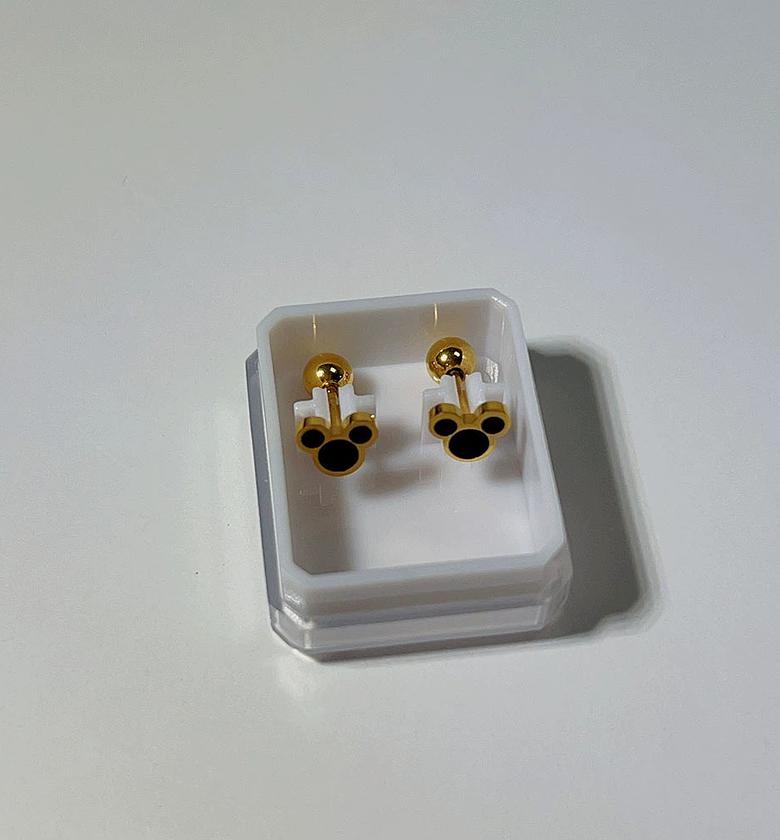 Gold Plated Sweet Waterproof Non Tarnish Plating Cartilage earrings image