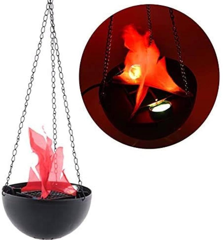  hanging chain fireplace decor piece image