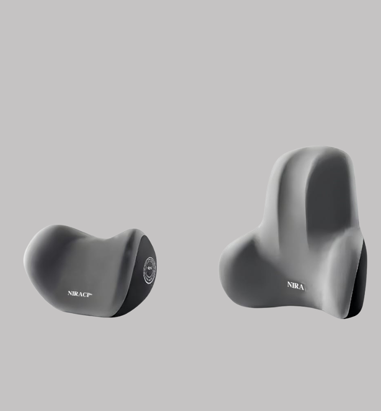 Premium Memory Foam Car Lumbar & Neck Support Set image