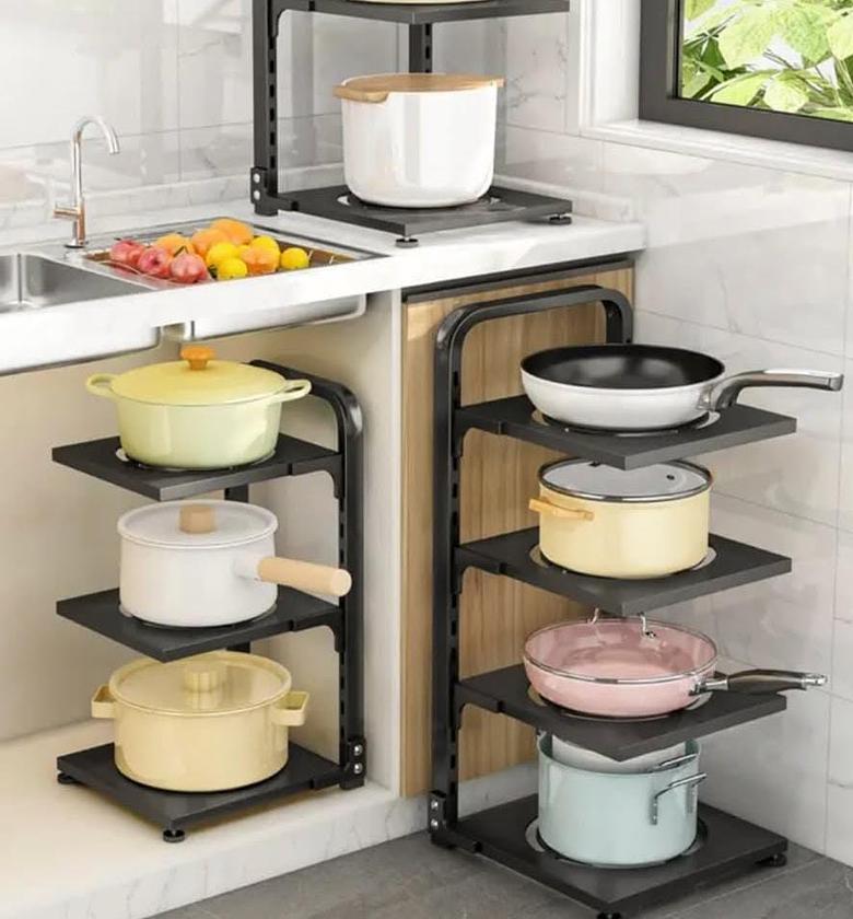4 layer adjustable pots holder image